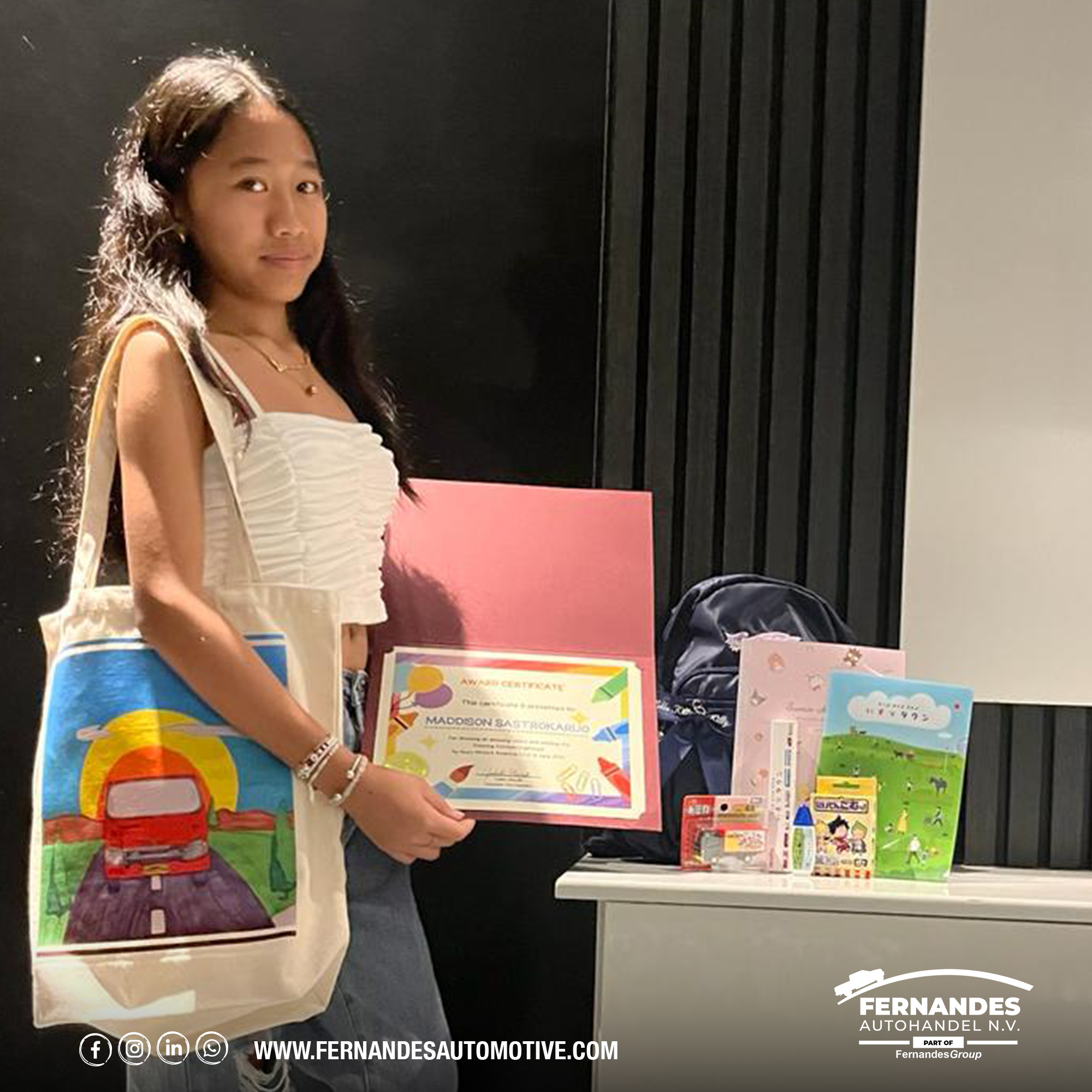 Fernandes Autohandel beloont Creativiteit met Isuzu Eco Bags na Succesvol Coloring Contest