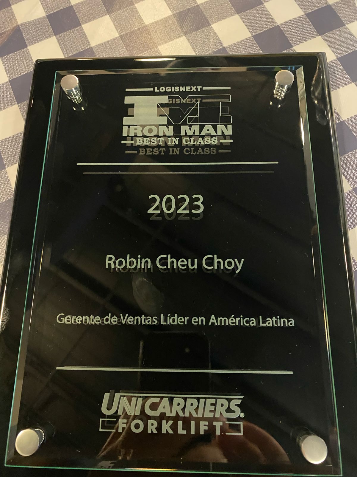 De Iron Man Award 2023 voor Vorkheftrucks "Unicarriers Forklift"