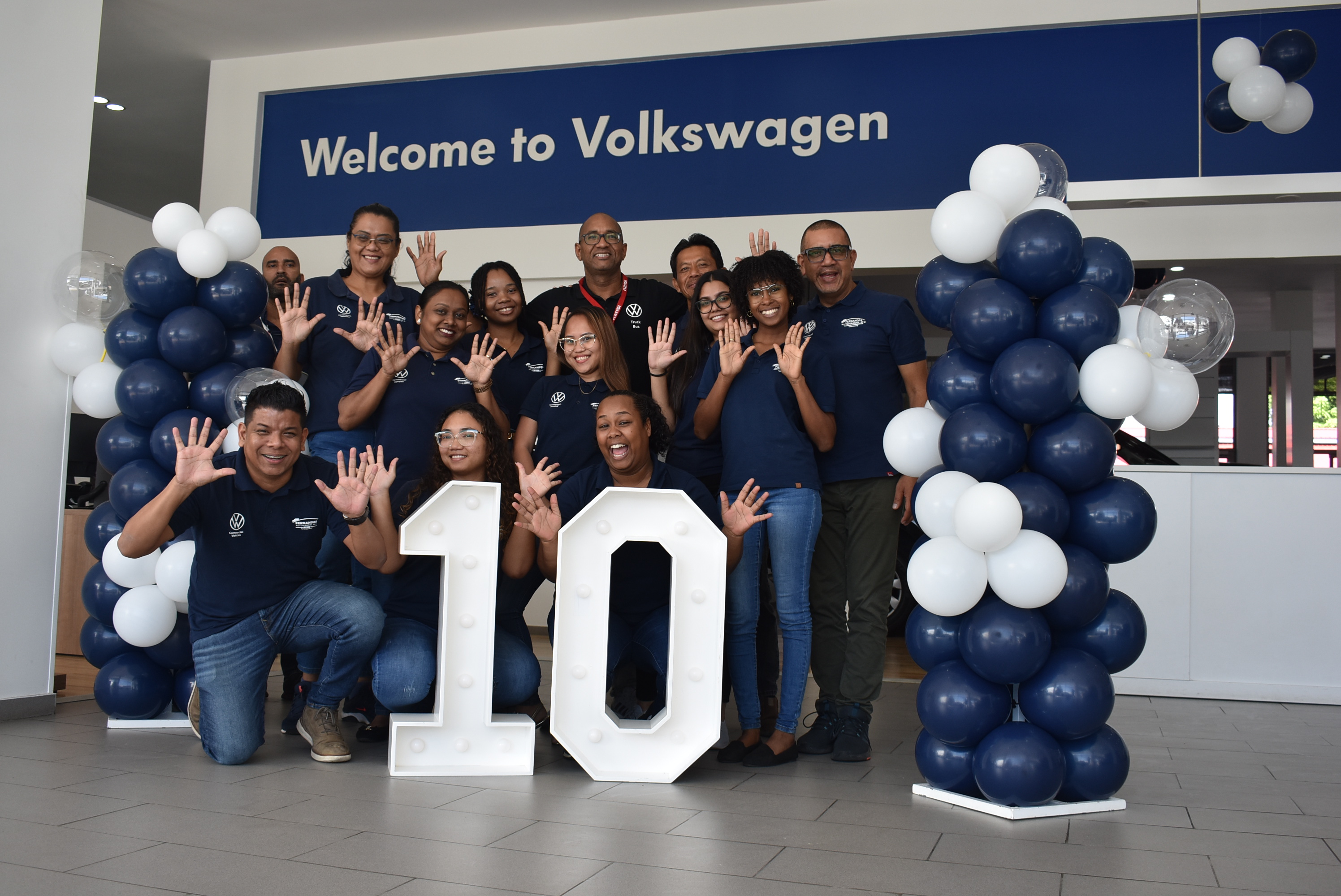 Celebrating 10 years of Volkswagen in Suriname